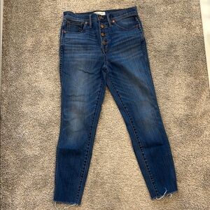 Madewell 10” High Rise Skinny Crop